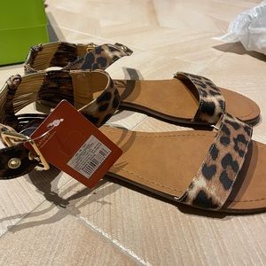SUMMER SANDALS Target Mossimo animal print sandal flats womens